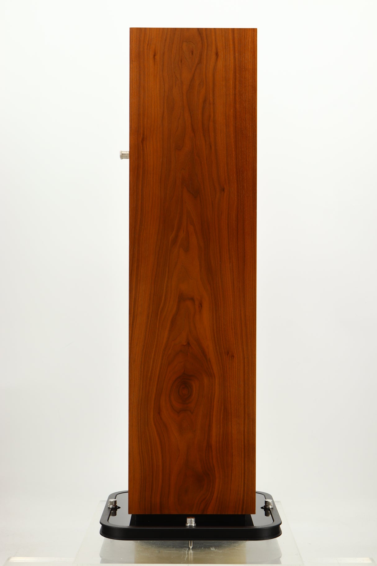 Side view of a used Russell K Red 150SE Floorstanding Speaker in Walnut finish