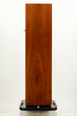 Side view of a used Russell K Red 150SE Floorstanding Speaker in Walnut finish