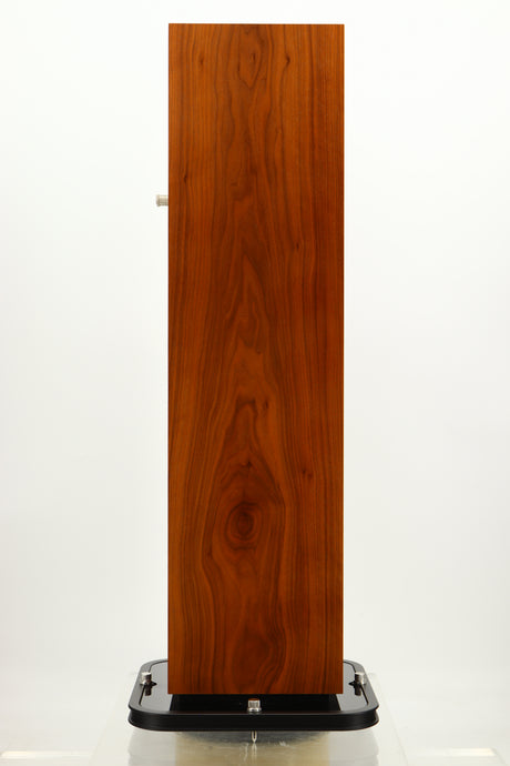 Side view of a used Russell K Red 150SE Floorstanding Speaker in Walnut finish