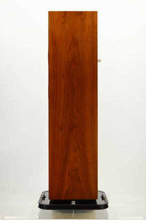 Side view of a used Russell K Red 150SE Floorstanding Speaker in Walnut finish