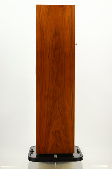 Side view of a used Russell K Red 150SE Floorstanding Speaker in Walnut finish