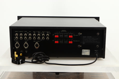 Rear view of a used Saba VS2160 Integrated Amplifier