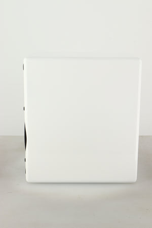 Side view of an Ex Display Scansonic S5 Standmount Speakers in White finish