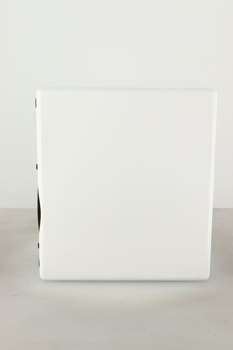 Side view of an Ex Display Scansonic S5 Standmount Speakers in White finish
