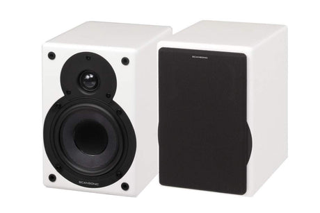 Stock image of Scansonic S5 Standmount Speakers in White finish