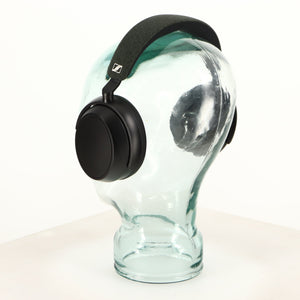 Rear right angle of used Sennheiser Momentum 4 Wireless Headphones in a black finish