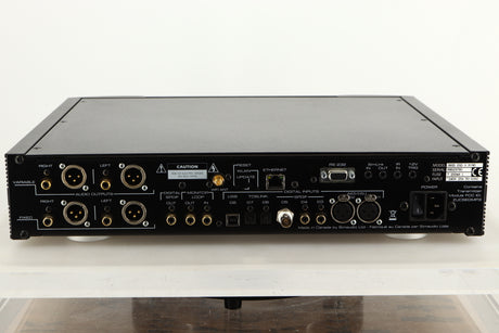 Rear view of a used Sim Audio Moon NEO 380D Mind 2 Streamer/DAC in Black finish