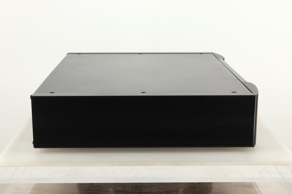 Side view of a used Sim Audio Moon NEO 380D Mind 2 Streamer/DAC in Black finish