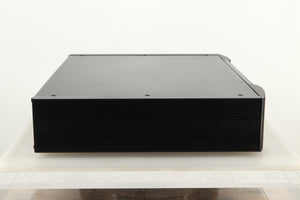 Side view of a used Sim Audio Moon NEO 380D Mind 2 Streamer/DAC in Black finish