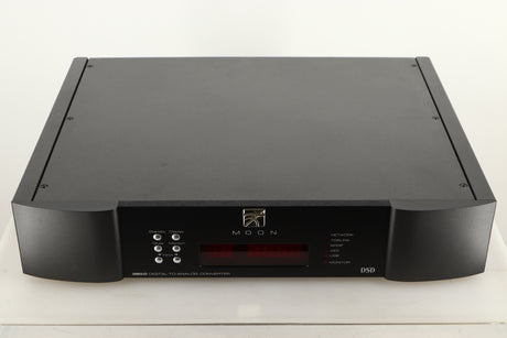 Top view of a used Sim Audio Moon NEO 380D Mind 2 Streamer/DAC in Black finish