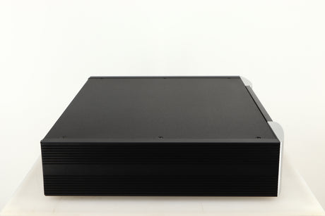 Left side view of a used Simaudio Moon 260D CD Player in a black / silver finish