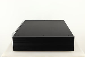 Right side view of a used Simaudio Moon 260D CD Player in a black / silver finish