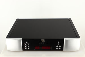 Top of a used Simaudio Moon 260D CD Player in a black / silver finish