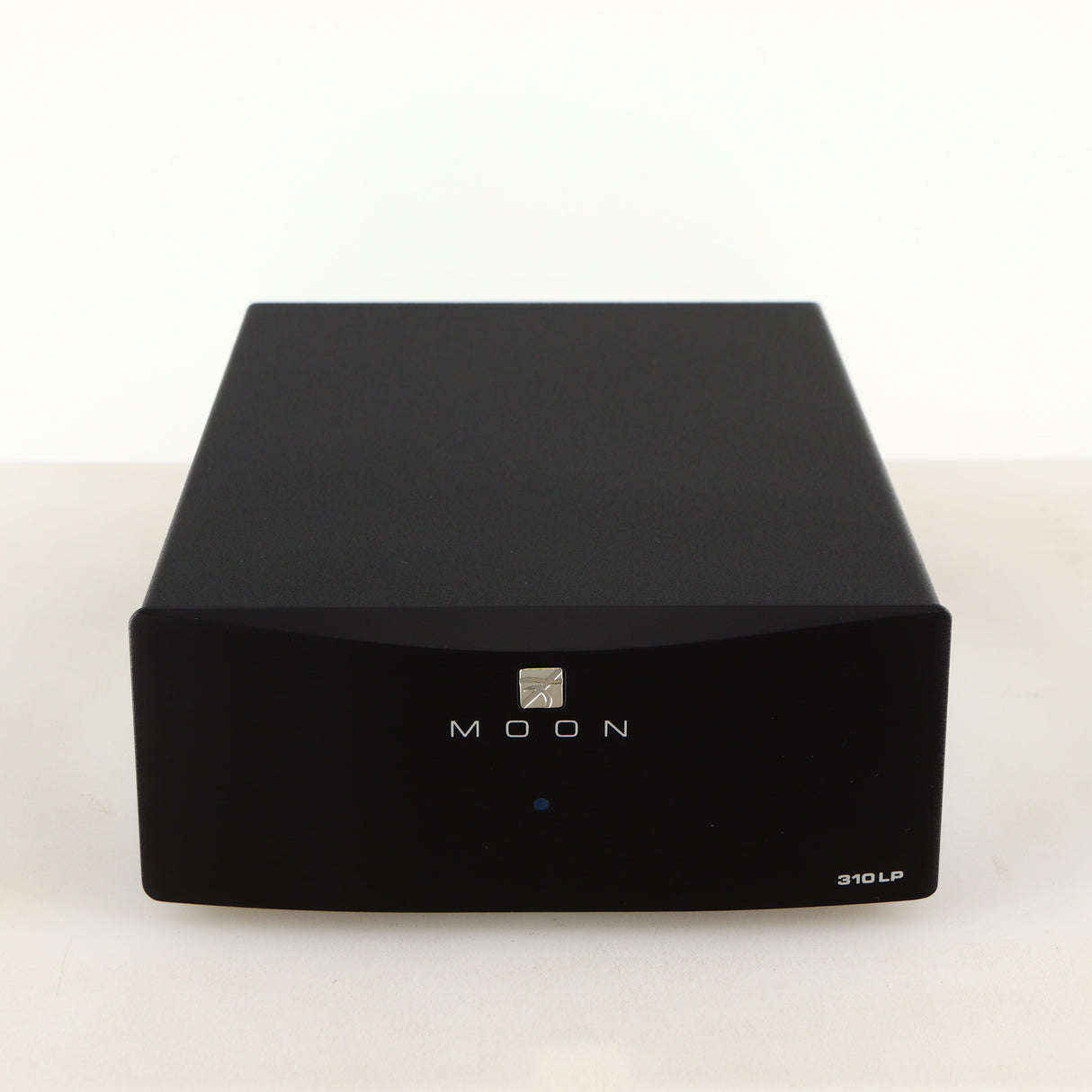 Front view of a used Simaudio Moon 310LP Phono Pre Amplifier in a black finish