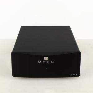 Front view of a used Simaudio Moon 310LP Phono Pre Amplifier in a black finish
