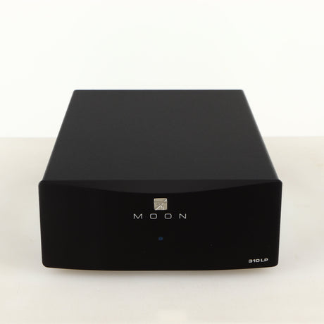 Front view of a used Simaudio Moon 310LP Phono Pre Amplifier in a black finish