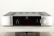 Front view of a used SimAudio Moon 340i X Integrated Amplifier in Black/Silver finish