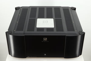 Top view of a used Simaudio Moon 860A V2 Power Amplifier in black finish 