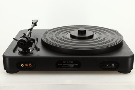 Rear view of a used SME Model 6 Turntable with an SME M2-9 Tonearm 