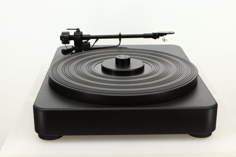 Side view of a used SME Model 6 Turntable with an SME M2-9 Tonearm 