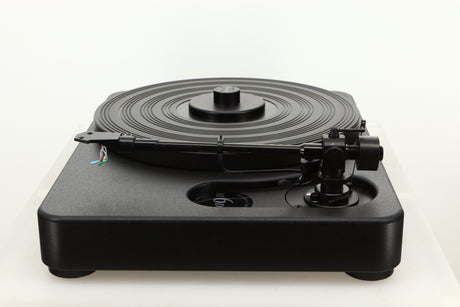 Side view of a used SME Model 6 Turntable with an SME M2-9 Tonearm 
