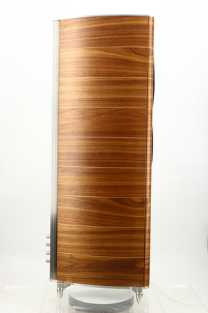 Left side view of a used Sonus Faber Olympica Nova II Floorstanding Speaker in a walnut finish