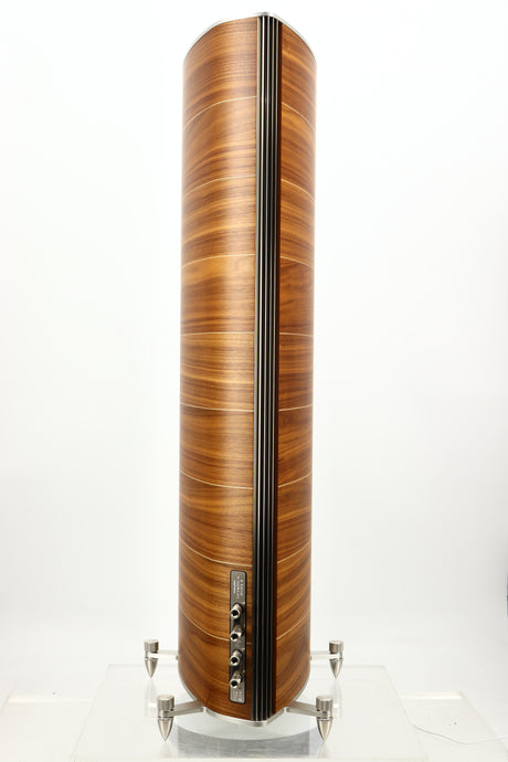 Rear view of a used Sonus Faber Olympica Nova II Floorstanding Speaker in a walnut finish
