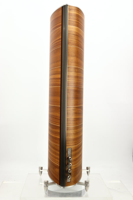 Rear view of a used Sonus Faber Olympica Nova II Floorstanding Speaker in a walnut finish