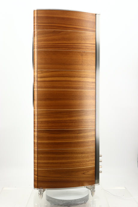 Right side view of a used Sonus Faber Olympica Nova II Floorstanding Speaker in a walnut finish