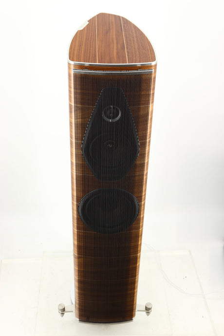 Top of a used Sonus Faber Olympica Nova II Floorstanding Speaker in a walnut finish