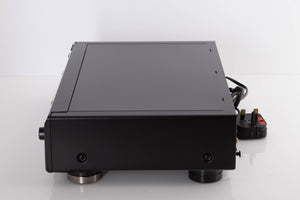 Right side view of a used Sony CDP-XE330 CD Player in a Black finish