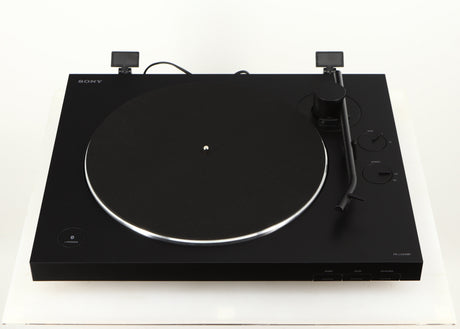 Front view of a used Sony PS-X301BT/C Turntable in a black finish