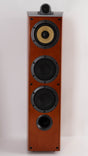 Front view of a used Sony SS-X90ED Floorstanding Speaker in a Silver / Cherry finish