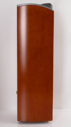 Left side view of a used Sony SS-X90ED Floorstanding Speaker in a Silver / Cherry finish
