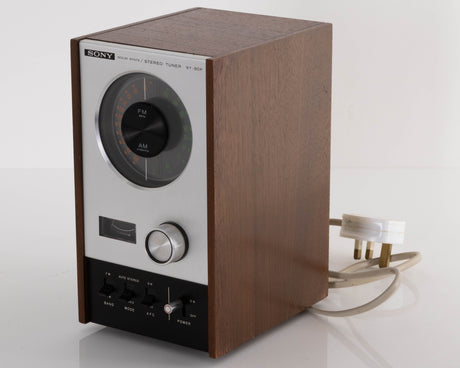 Front right corner of a used Sony ST-80F Tuner 