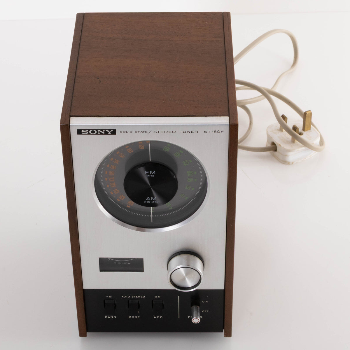 Top of a used Sony ST-80F Tuner