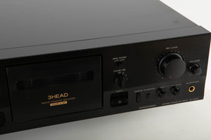 Close up view of a used Sony TC-K5115 Cassette Deck