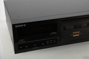 Close up view of a used Sony TC-K5115 Cassette Deck