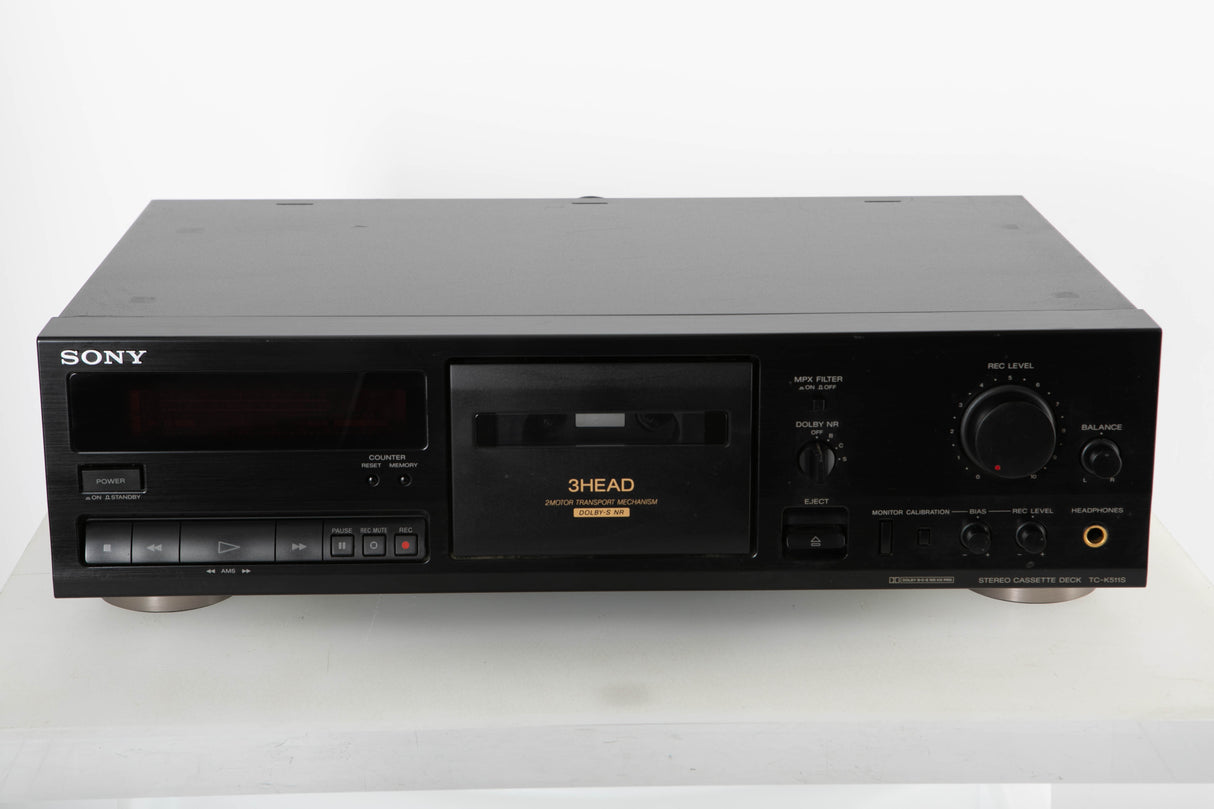 Front view of a used Sony TC-K5115 Cassette Deck