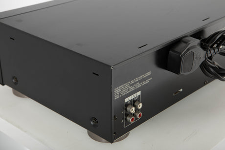 Rear left corner view of a used Sony TC-K5115 Cassette Deck