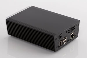 Rear right corner of a used SOtM SMS-200 Network Player