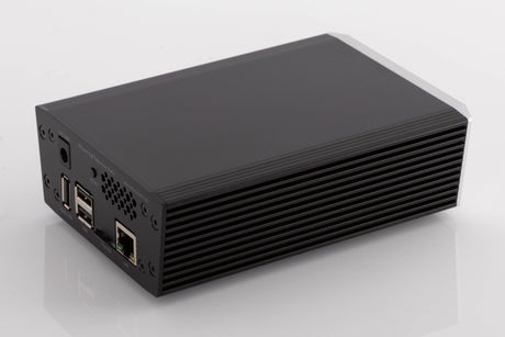 Rear left corner of a used SOtM SMS-200 Network Player
