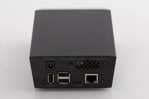 Rear view of a used SOtM SMS-200 Network Player showing Power Input, USB Inputs and Network Input