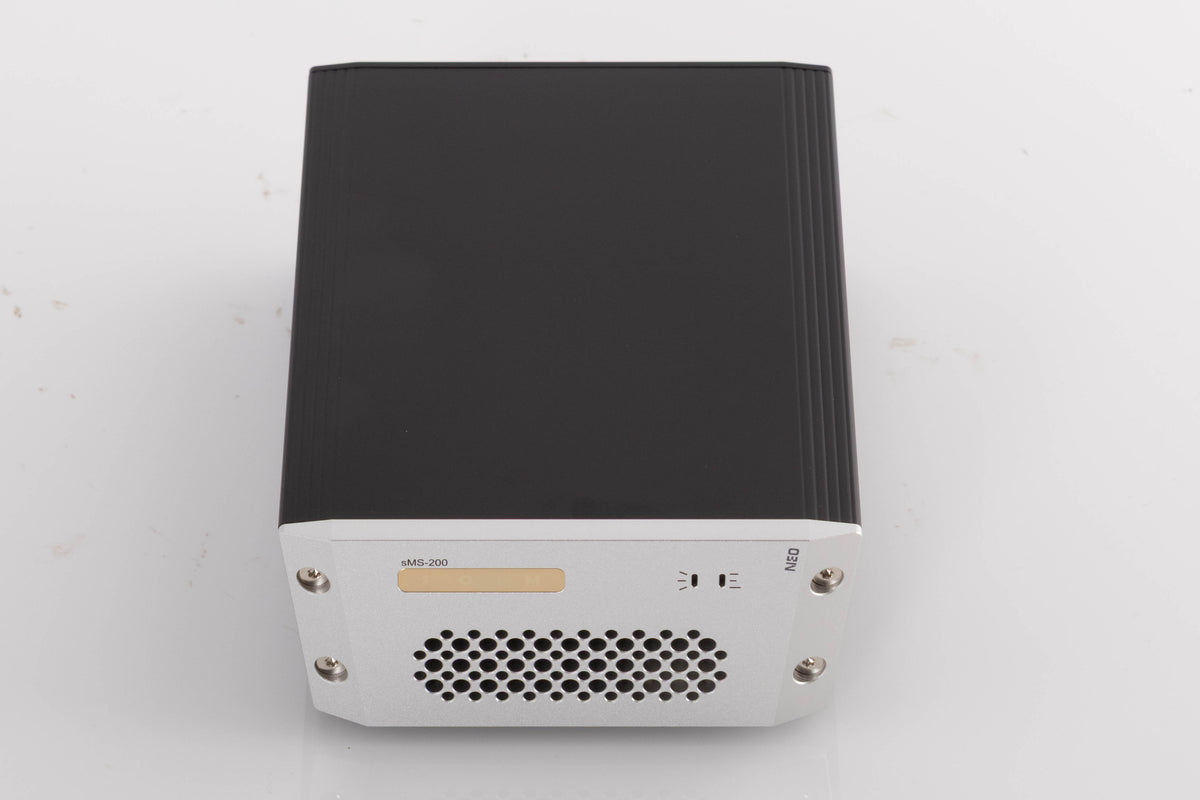 Top of a used SOtM SMS-200 Network Player