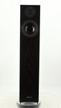 Front view of a used Spendor A7 Floorstanding Speaker in a black oak finish