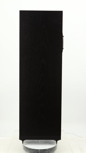Left side view of a used Spendor A7 Floorstanding Speaker in a black oak finish