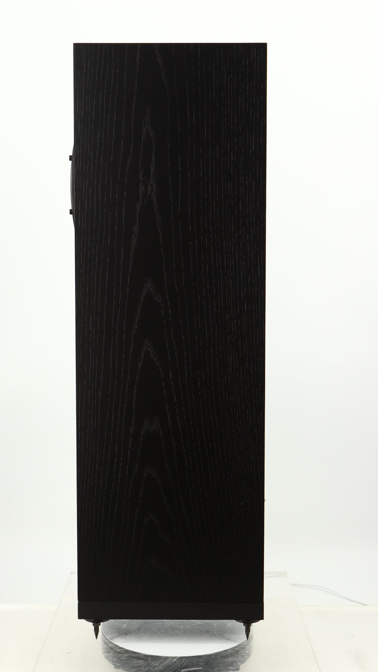 Right side view of a used Spendor A7 Floorstanding Speaker in a black oak finish