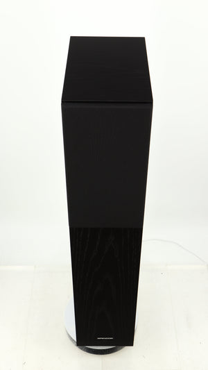Top of a used Spendor A7 Floorstanding Speaker in a black oak finish