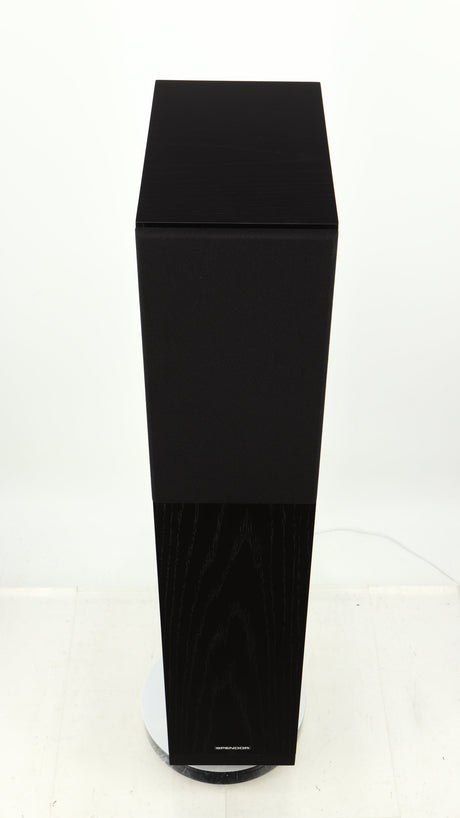 Top of a used Spendor A7 Floorstanding Speaker in a black oak finish