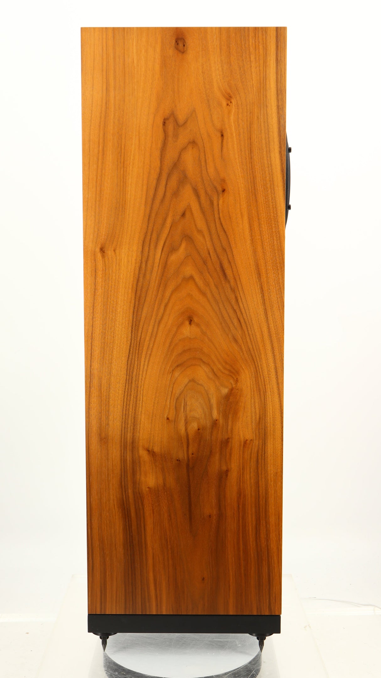 Left side view of a used Spendor A7 Floorstanding Speaker in a walnut finish
